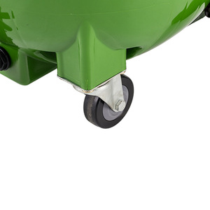 Poubelle extérieure en plastique 100L avec couvercle rabattable, rectangulaire, couleur verte, pour tri des déchets - Product Image 3
