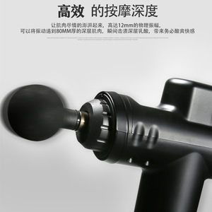 Electric Massage Gun Full Body Deep Muscle Relief <b>Vibration</b> Impact Therapy Health Massage USB Rechargeable 12 Speed Levels - Product Image 5