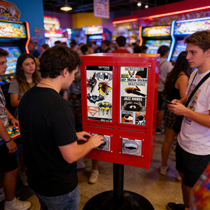 ZENJET, Máquinas Expendedoras de Tarjetas y Pegatinas Más Vendidas, con Doble Ranura para Tarjetas, Pequeñas y Más Portátiles - Product Image 1