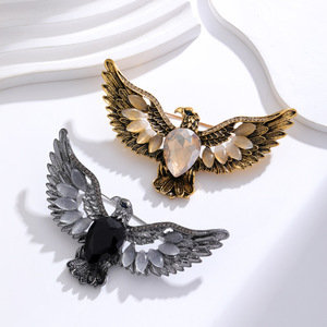 Jachon Novo Estilo Broche de Liga com Asas de Águia Vintage, Acessório de Moda para Roupas, para Atacado - Product Image 1