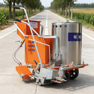 Máquina Multifuncional Termoplástica para <span class=keywords><strong>Pintar</strong></span> y Marcar Líneas en Carreteras <span class=keywords><strong>con</strong></span> Bomba para Construcción, Nueva - Product Image 3