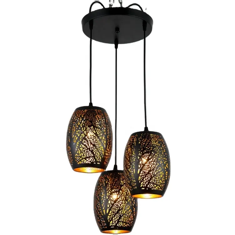 Zhongshan Kitchen Pendant light modern pendant lights modern cone iron pendant light Model HJ0005-3