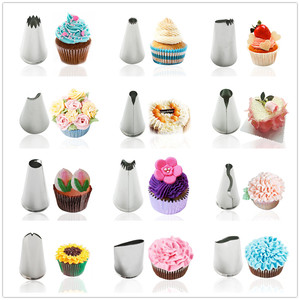 Stainless Steel Piping Tips Star Shape Cake Decorating Reusable Bulk Pack - Product Image 1