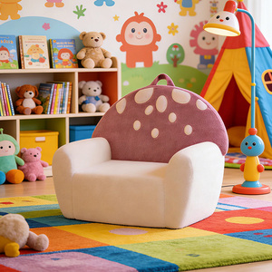 Sofá <span class=keywords><strong>Infantil</strong></span> Moderno, Desmontable y Lavable, de Terciopelo con Esponja de Alta Densidad, para Dormitorio, Sala de Estar o Jardín de Niños - Product Image 3