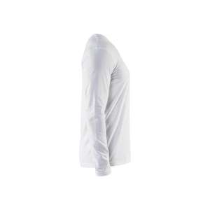 BLAKLADER - 350010421000XLT <b>T</b>-<b>shirt</b> <b>long</b> <b>sleeved</b> <b>White</b> - EAN 7330509901229 WORK <b>T</b>-<b>SHIRTS</b> AND POLO <b>SHIRTS</b> - Product Image 4