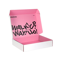 Boîte à vêtements en carton personnalisée et durable avec logo sur mesure et design gratuit pour l'expédition de vêtements et d'accessoires de mode