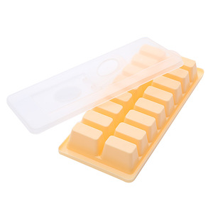 Bac à glaçons en plastique à 16 cavités, résistant au congélateur, pour congélation rapide, avec couvercle, boîte de rangement pour glaçons de <span class=keywords><strong>cuisine</strong></span>, moule à glaçons DIY - Product Image 4
