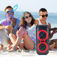 Haut-parleur Karaoké Portable Sans Fil ZQS42117 pour Enfants, Machine à Chanter avec Lumière RGB, Rechargeable par USB, Cadeau Idéal pour Fêtes à Domicile, Mini Lecteur de Musique