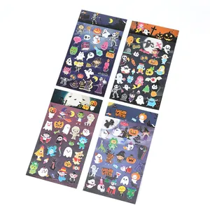 Halloween 3D Puffy Ghost Stickers fogli per bambini Ghost Mummy Vampire Scrapbooking Stickers per Halloween