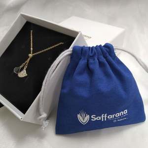 Prix d'usine, sac en coton recyclable avec cordon de serrage, logo personnalisé, pour l'emballage, la promotion, les cadeaux, les bijoux - Product Image 3