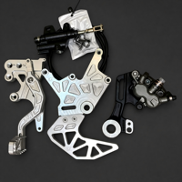 Pédale de frein arrière pour moto électrique, levier en aluminium CNC 7075 pour Surron Light Bee X Ultra Bee Talaria X3 MX3, réparation