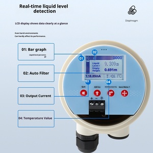 Capteur de niveau à ultrasons LEFOO avec contrôleur de niveau d'eau intégré, application intelligente, précision de 0,5 %, matériau ABS résistant à la corrosion - Product Image 6