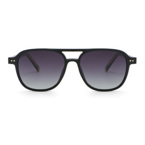 Lunettes de soleil polarisées à monture carrée intégrale avec protection UV, design léger, couleur verte, pour unisexe, utilisation en extérieur - Product Image 2