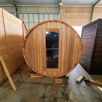 Sauna a Botte Tradizionale in Legno di Cedro/Hemlock Canadese per Esterni, Vendita al Dettaglio/Ingrosso