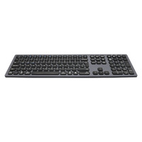 Nouveau clavier mécanique sans fil 2,4 G ultra-fin en alliage d'aluminium européen, recharge USB Type-C, rétroéclairage RVB, interrupteur à ciseaux, grand format