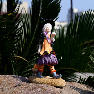 Scultura artistica in resina su misura statua della strega ornamenti d'arte artigianali regalo giardino figurina decorazione per la casa - Product Image 4