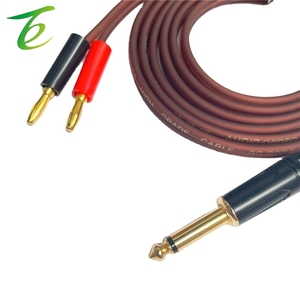 Cáp âm thanh cắm chuối Lõi lớn 6.5 inch Bộ khuếch đại công suất cắm chuối 6.35 inch được kết nối với cáp âm thanh loa hoạt động 1.5 - Product Image 5