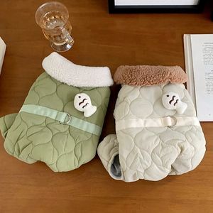 JM-Ropa siamesa de cuatro patas para perros de otoño e invierno de alta calidad con capucha Mono para perros cálido - Product Image 2
