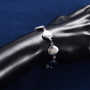 Bracelet Coquillage Mignon en Acier Inoxydable pour Femme et Fille, Chaîne de Main à Maillons Dorés, Bracelet de Cheville d'Été pour la Plage, Bijoux Métalliques, Cadeaux - Product Image 6