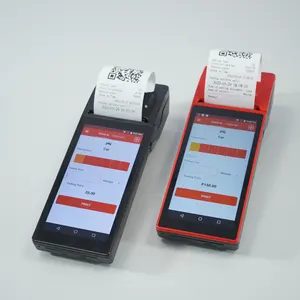 GOODCOM Terminal de pantalla táctil Pos Código Qr Dispositivo Android Sistemas Pos Máquina Pos de impresión de boletos de estacionamiento de mano
