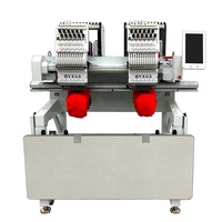 SNWSIM double tête chapeau tridimensionnel broderie ordinateur machine à broder 15 aiguilles