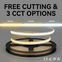 Bande LED COB à découpe libre à chaud pour armoire, plafond, niche, signalétique, décoration intérieure, projets commerciaux et DIY