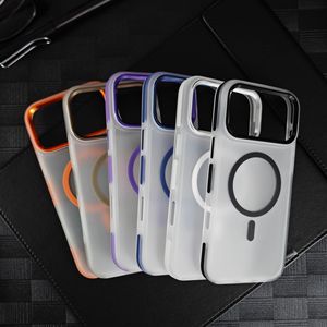 Tùy chỉnh bán buôn da-cảm giác từ trường hợp điện thoại di động cho Iphone 17 không khí 16 Pro Max khung kim loại chống thả <span class=keywords><strong>TPU</strong></span> <span class=keywords><strong>PC</strong></span> điện thoại bao gồm - Product Image 3