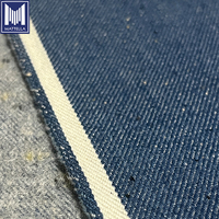 Tissu en denim brut japonais 100 % coton biologique 15 oz, lourd, résistant au rétrécissement, avec bords selvedge et technique de tissage en molleton