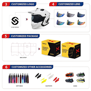 Casco Convertible de Doble Uso, Certificado por el DOT, Transpirable, Casco de Seguridad para Ciclismo, Capacete Moto para Viajes y Desplazamientos Diarios - Product Image 5