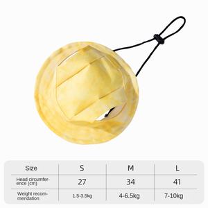 Niedlicher Katzen- & Hunde-Sonnenschutz-Fischerhut aus Polyester – Ganzjahres-Sonnenhut für Haustiere - Product Image 6