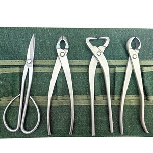 Tijeras de Podar de Acero Inoxidable de Alta Calidad, Juego de 4 Piezas, para Recortar Suculentas y Bonsáis, Cortador Ergonómico de Metal con Recubrimiento de PTFE - Product Image 2