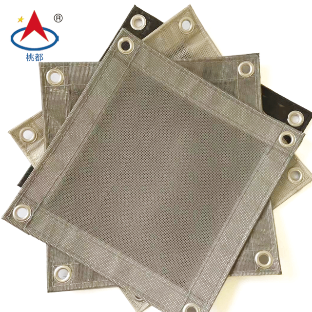 PVC-Coated Polyester Safety Mesh Sheet Fire Retardant Scaffold Net Protective Plastic Net for Safety Use