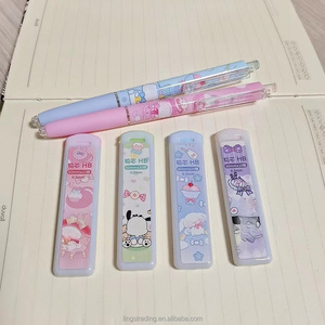 Juego de Lápices Mecánicos <span class=keywords><strong>Sario</strong></span>, Lindos, con Mina de 0.5 y 0.7, Papelería Kawaii para Estudiantes, Regalo, Juego de Recambios de Mina para Lápiz Mecánico Portátil - Product Image 2