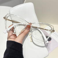Nouvelles lunettes photochromiques anti-lumière bleue tendance avec charnières à ressort, montures de lunettes de style artistique pour hommes et femmes.
