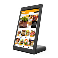Tablette PC de restaurant en forme de L la plus vendue, écran tactile 10,1 pouces, option RK3288, NFC, 2+16 Go, pour la commande de menus alimentaires en restaurant