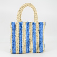 Herald Fashion — sac à main tissé en papier, sacs à bandoulière d'été de plage, sac de luxe marques de styliste à lettres ajouré, petit fourre-tout en raphia