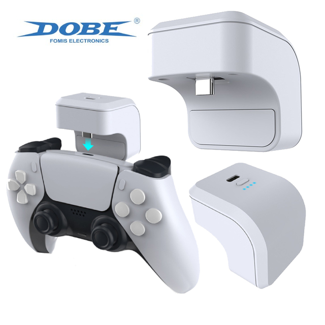 DOBE Wholesale High Capacity 1600mAh Rechargeable Battery Pack Kit with Charging Cable for PS5 Edge Controllers