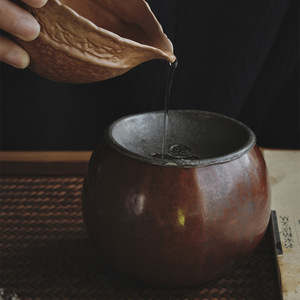 Bol à eau en forme de gourde Jian Shui, récipient de lavage pour thé, ustensile traditionnel chinois pour la préparation du thé, usage domestique - Product Image 2