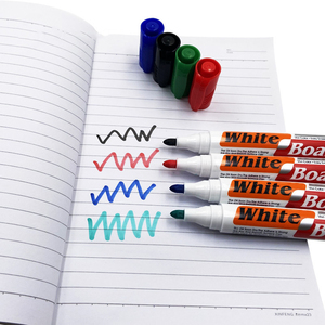 Ensemble de 4 stylos marqueurs pour tableau blanc non toxiques avec gomme pour le bureau ou la promotion - Product Image 4