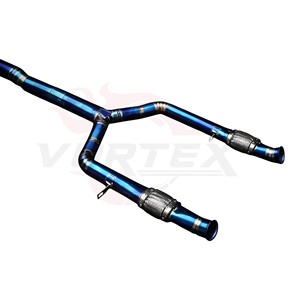 Vortex ไทเทเนียม valvetronic Exhaust สำหรับ Mercedes AMG C43 W205 2016-2023สีน้ำเงินเผา - Product Image 4