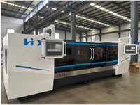 Tour CNC horizontal à double broche de moyenne capacité HX-3000-160 avec commande GSK, alimentation automatique et haute précision pour le filetage de tuyaux