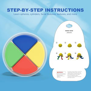12 hộp không khí khô mô hình đất sét cho trẻ em, mềm DIY Craft Kit cho các dự án nghệ thuật, món quà sáng tạo cho bé trai & bé gái lứ<span class=keywords><strong>a</strong></span> tuổi 3 + - Product Image 3