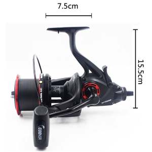 Jetshark 8000/9000 Gulungan Pancing Besar, Gulungan Pancing Besar, Gulungan Pancing Karper, Sistem Tarikan Ganda, Gulungan Panjang, Satu Gulungan dengan Dua Gulungan - Product Image 4