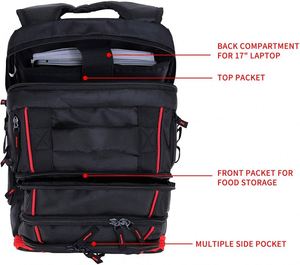 <span class=keywords><strong>Sac</strong></span> à <span class=keywords><strong>dos</strong></span> de préparation de repas de fitness isolé étanche refroidisseur déjeuner grand compartiment d'ordinateur <span class=keywords><strong>sac</strong></span> de <span class=keywords><strong>musculation</strong></span> boîte de préparation de repas personnalisée - Product Image 6