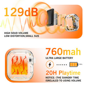 ओडाम मिनी पोर्टेबल पहनने योग्य नीले दाँत स्पीकर के साथ हाथ मुक्त कॉल, ip69 वाटरप्रूफ, 20 एच प्लेटाइम, <span class=keywords><strong>1</strong></span> + n फ़ंक्शन, 6.0bt - Product Image 4