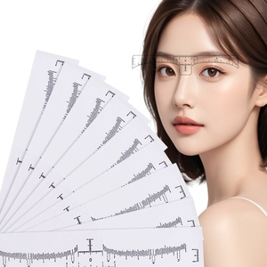Regla Adhesiva Transparente Desechable para Cejas, para Tatuajes, Ayuda para Posicionar la Forma de las Cejas - Product Image 2