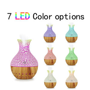 YX-060 Crack Aroma Humidifier USB Mini Home Diffuser 2-8H <b>Timer</b> Less Than 0.5L Capacity Seven Color Night <b>Light</b> - Product Image 4