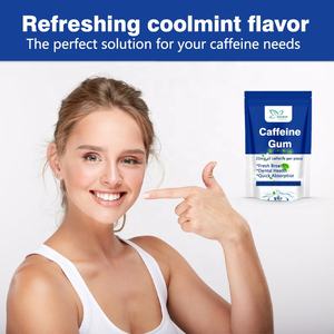 निजी लेबल कैफीन चबाने गम समर्थन ऊर्जा केंद्रित वयस्क दंत स्वस्थ बुलबुले के लिए ऊर्जा फोकस कैफीन पूरक - Product Image 3