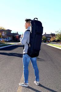 Sac à dos de voyage pour longboard avec logo personnalisé, avec compartiment pour ordinateur portable, sac à dos pour longboard, sac de transport - Product Image 3