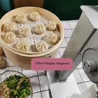 Machine à faire des petits pains manuelle en acier inoxydable, équipement de cuisine pour petits pains, machine à former des petits pains cuits à la vapeur